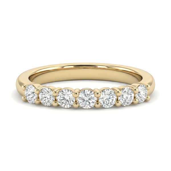 Seven Stone Classic Round Diamond Ring