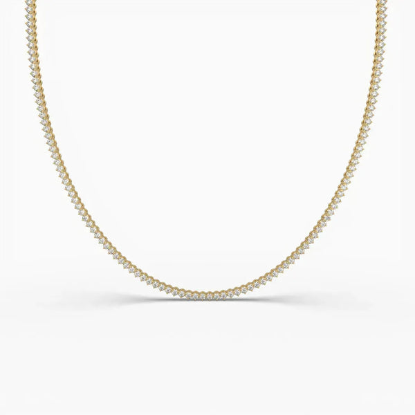 5ct Lab-Grown Diamond Tennis Necklace