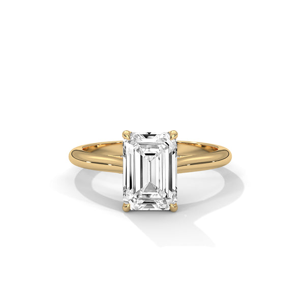 Elysian Tulip Setting Solitaire Style Engagement Ring