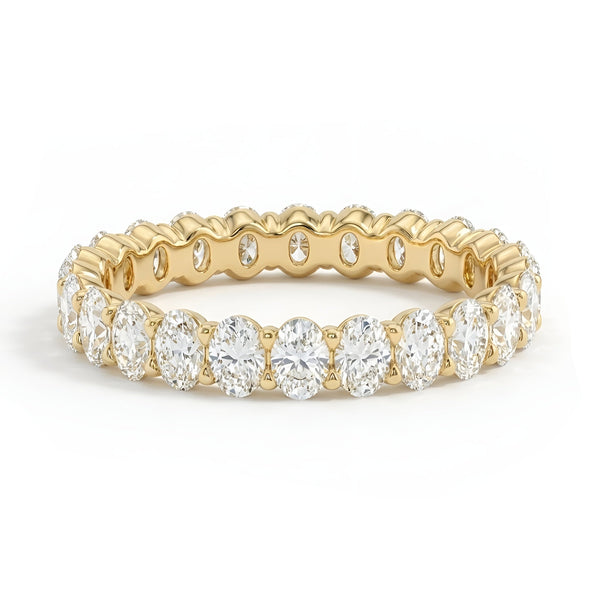 Oval Eternity Band