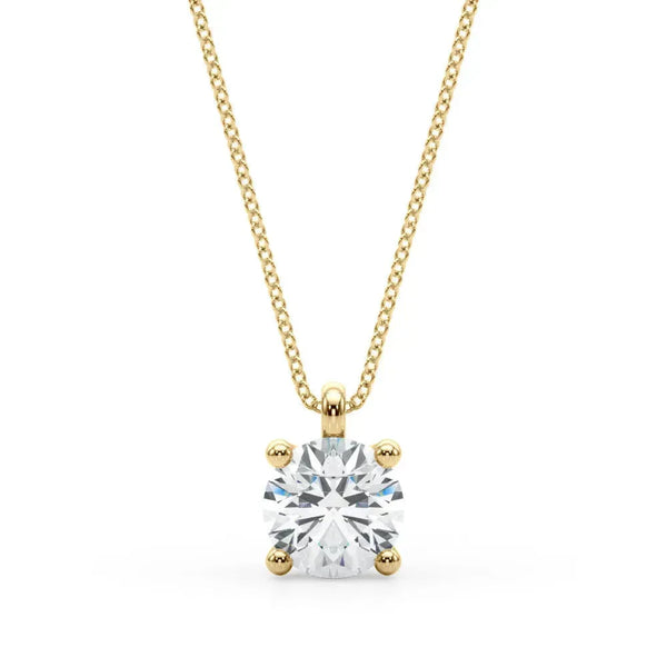 Stella Lab-Grown Diamond Solitaire Pendant Necklace