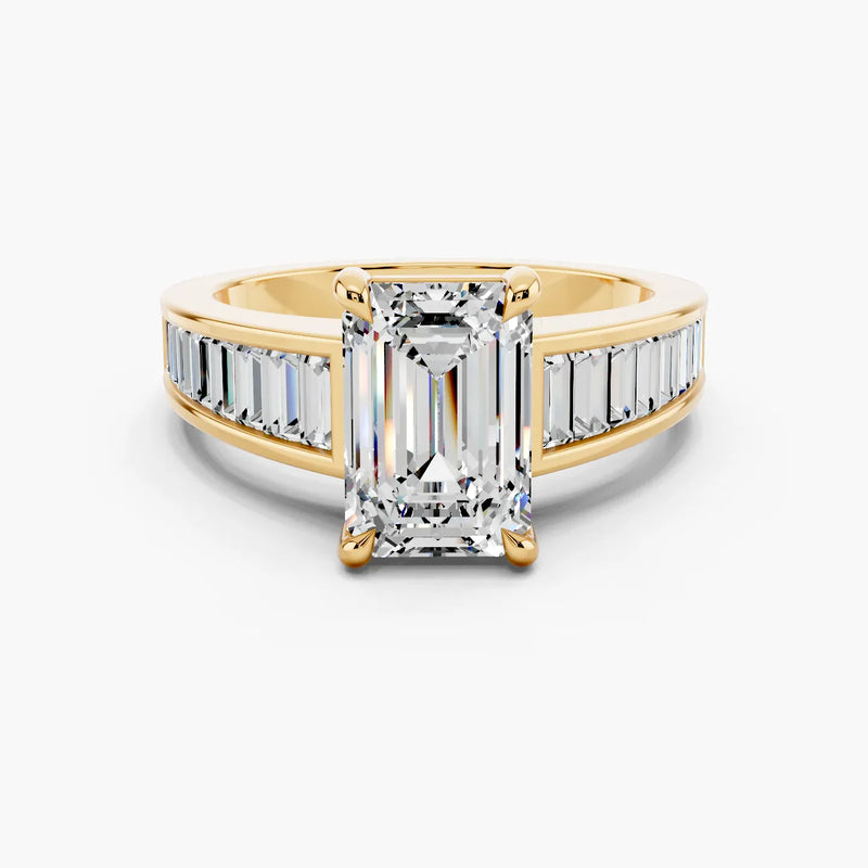 Channel Setting Engagement Ring