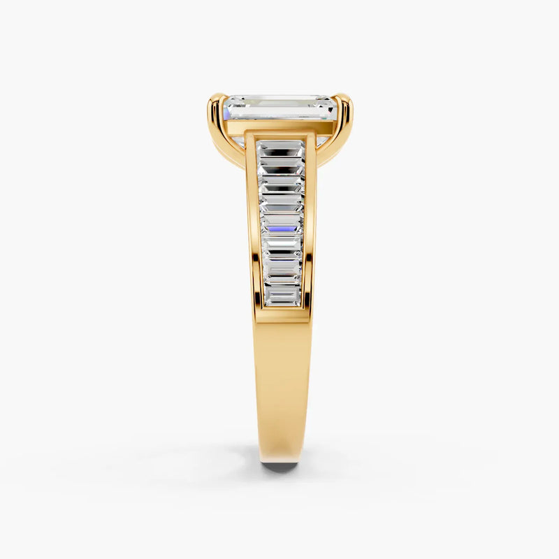 Channel Setting Engagement Ring