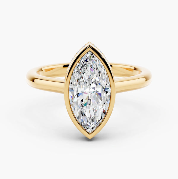 Hidden Halo Bezel Setting