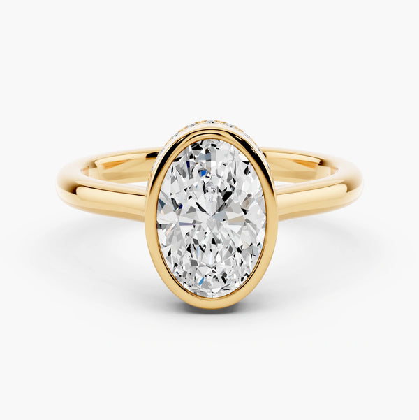 Hidden Halo Bezel Setting