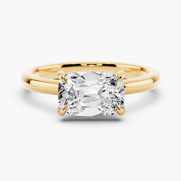 East-West Solitaire Setting