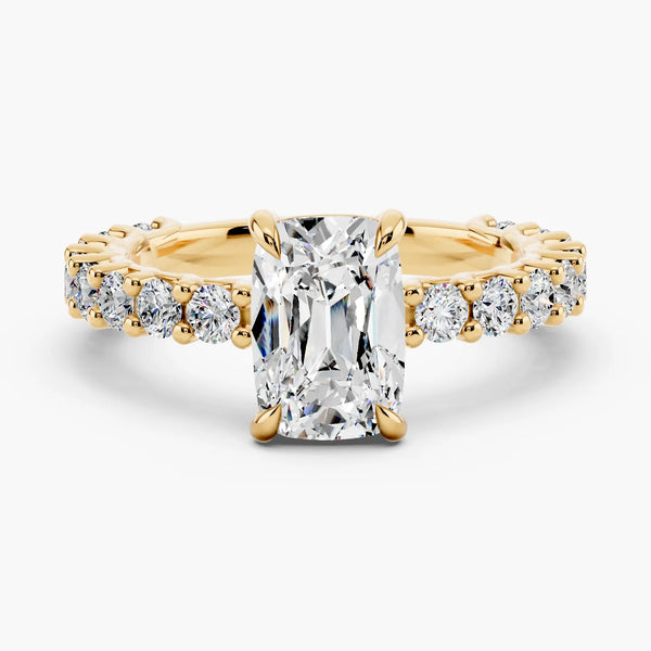 Bubble Setting Lab Grown Diamond Ring