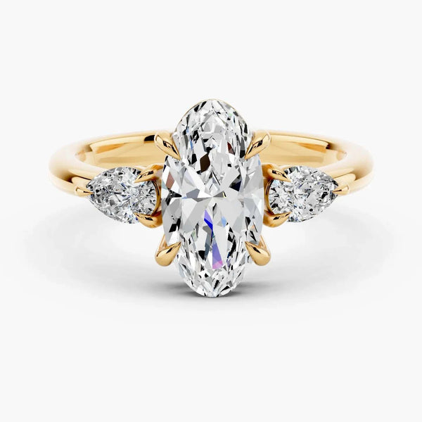 Paloma Three Stone Setting