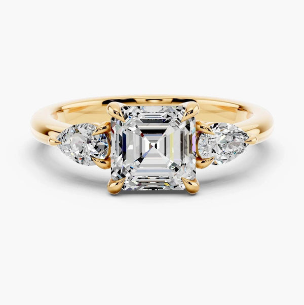 Paloma Three Stone Setting