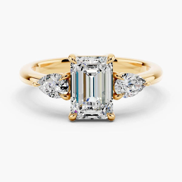 Paloma Three Stone Setting