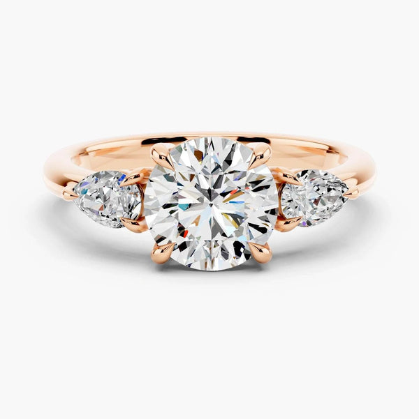 Paloma Three Stone Setting