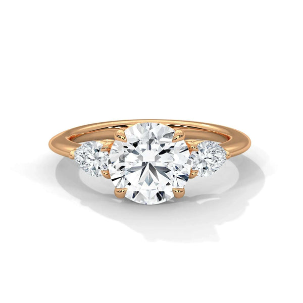 Paloma Three Stone Setting