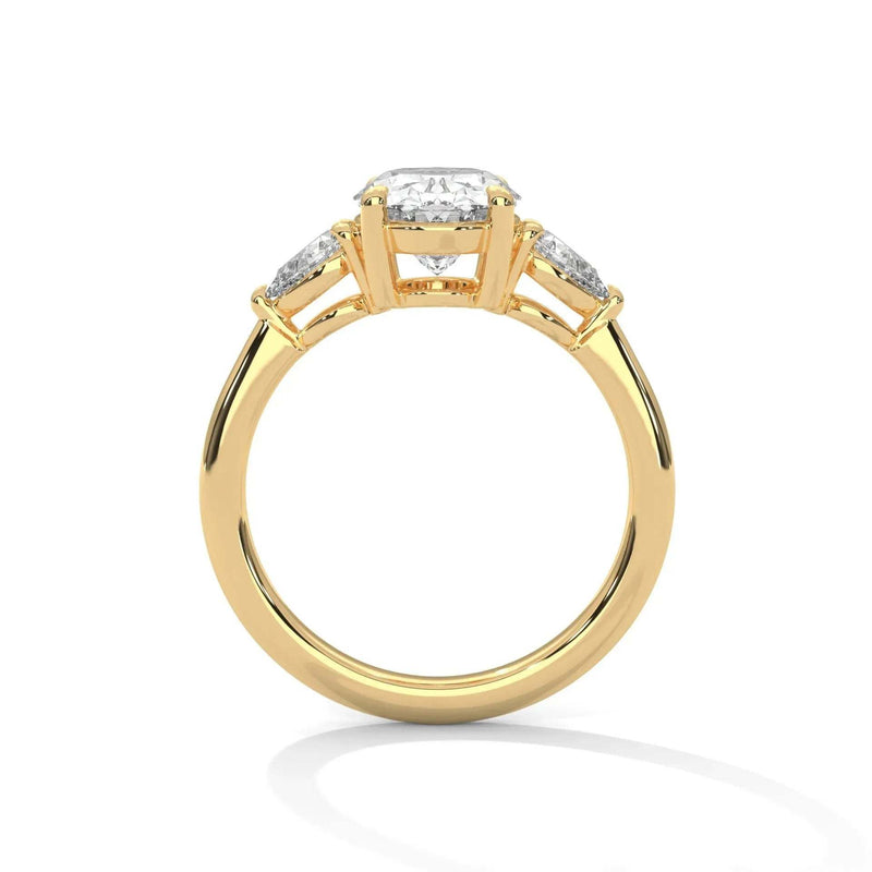 Paloma Three Stone Setting