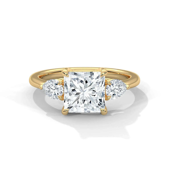 Paloma Three Stone Setting
