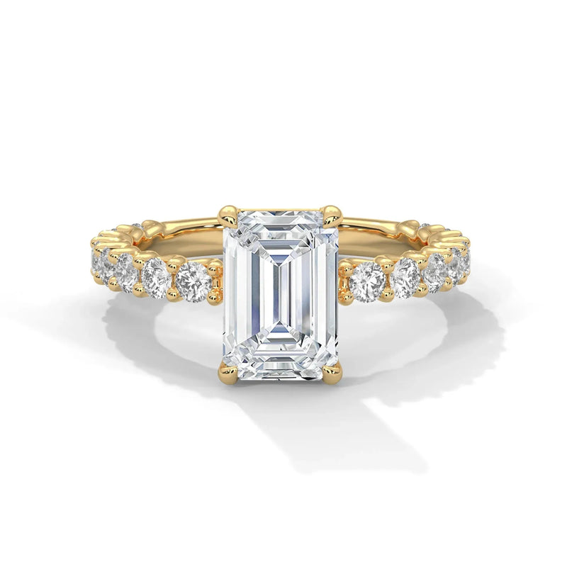 Bubble Setting Lab Grown Diamond Ring