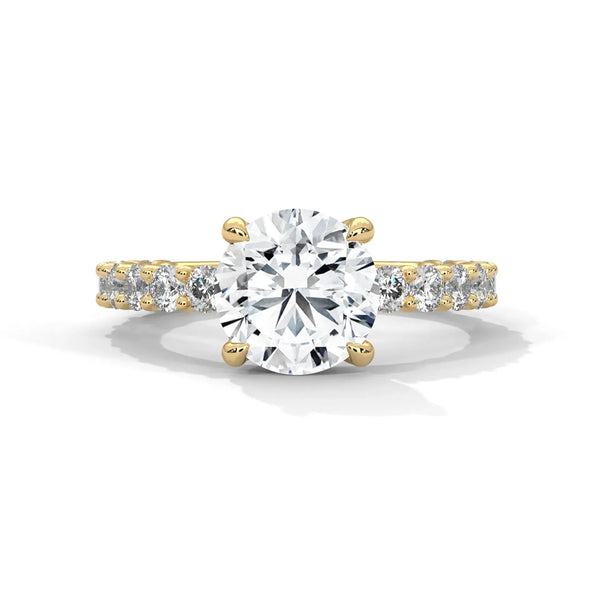 Bubble Setting Lab Grown Diamond Ring