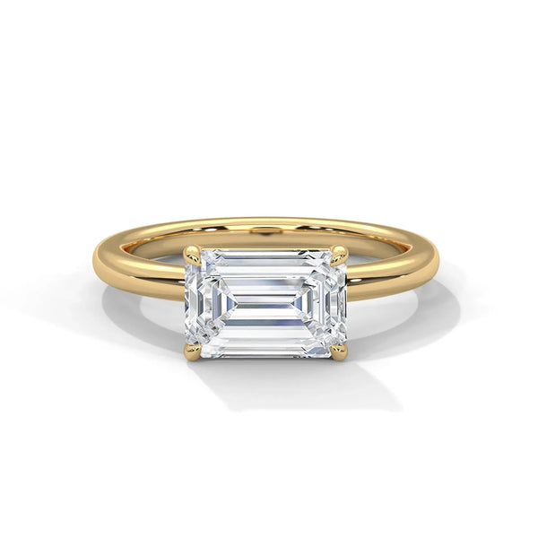 East-West Solitaire Setting