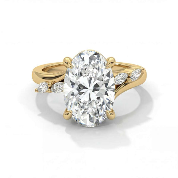 Sarina Twist Hidden Halo Setting
