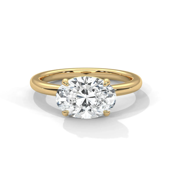 East-West Solitaire Setting