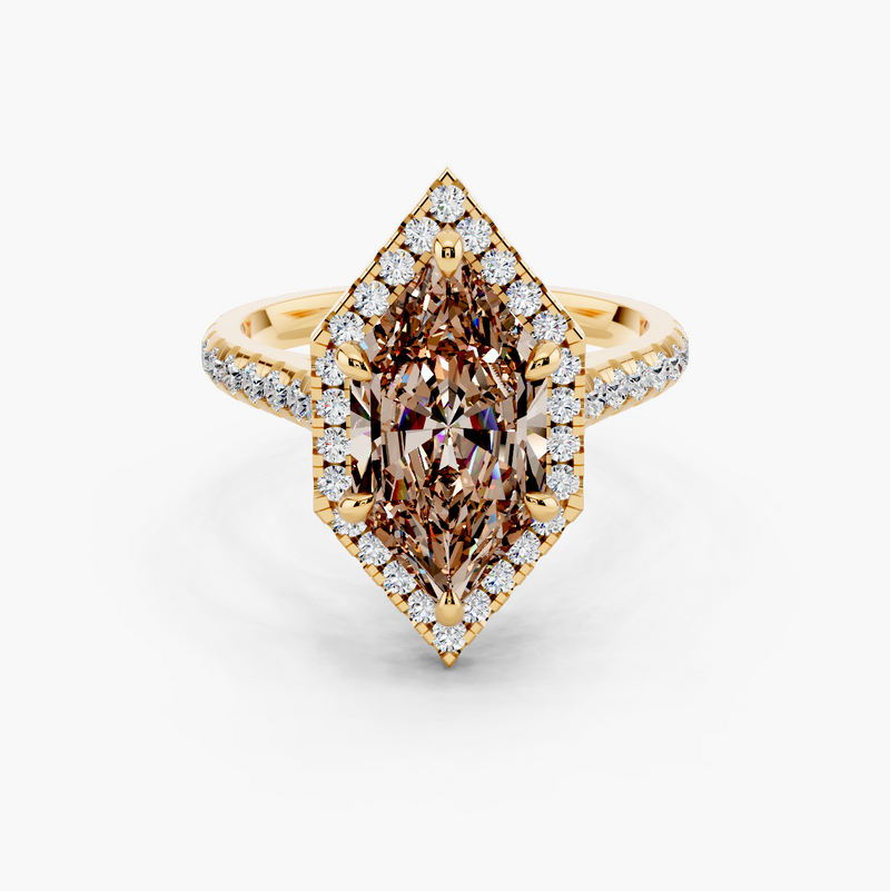 Crystal Champagne Setting