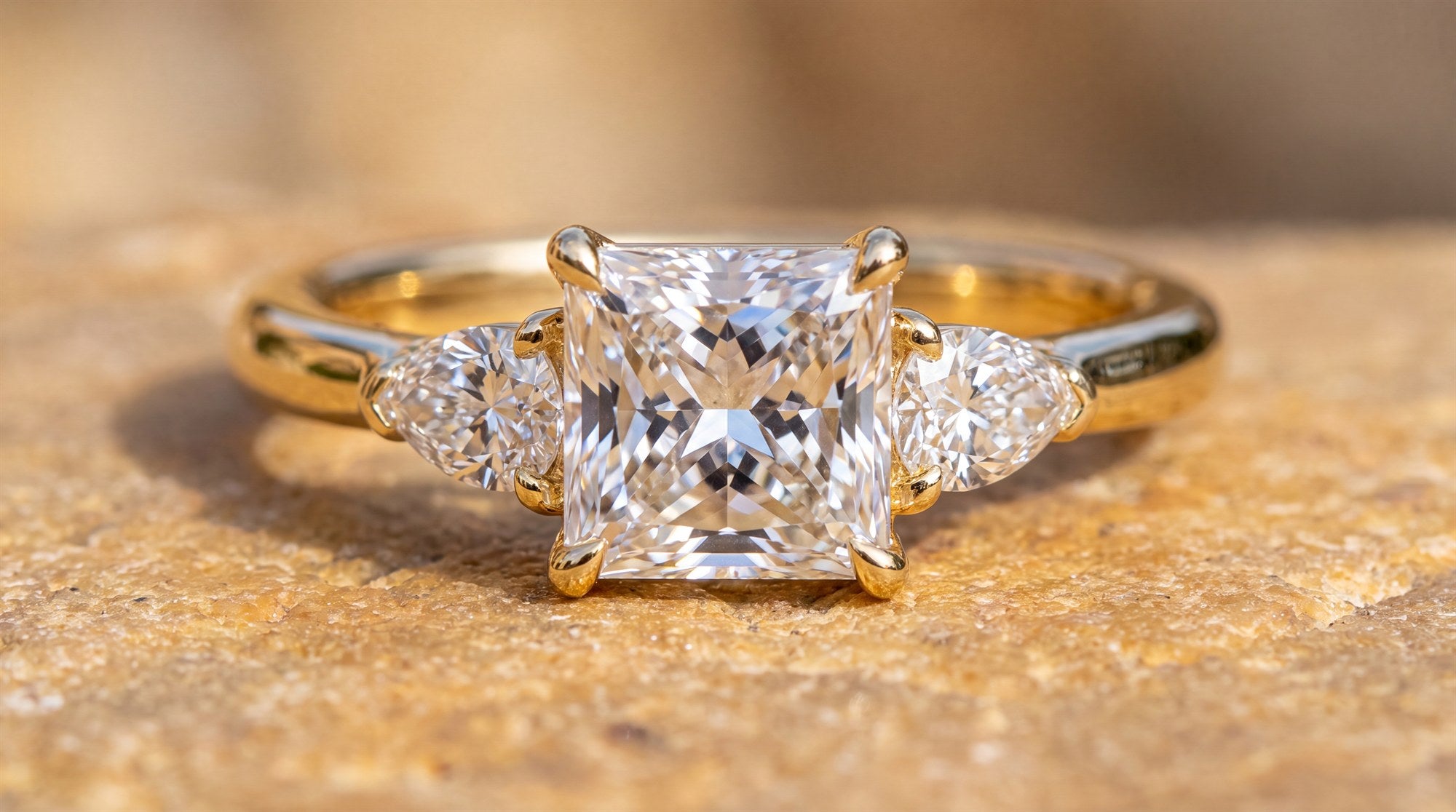 Talla princesa vs talla cojín: ¿qué diamante cuadrado gana?