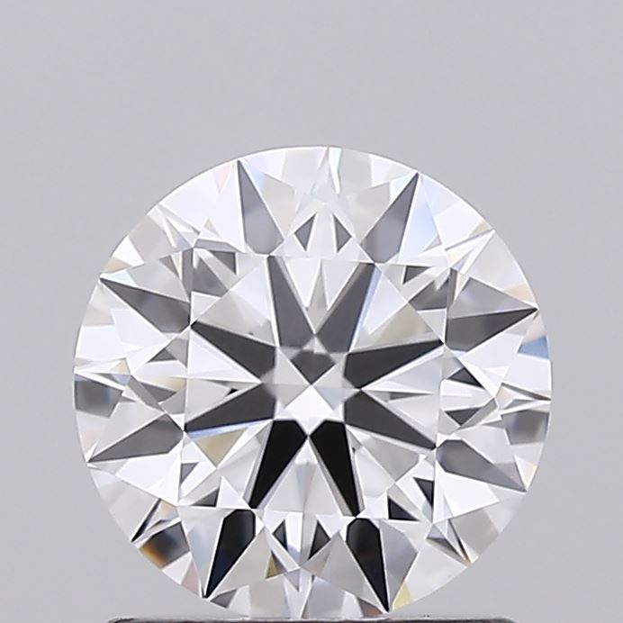1.03 A round brilliant cut diamond with multiple facets reflecting light against a neutral background.