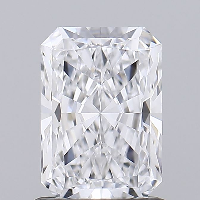 1.06 Close-up of a sparkling, rectangular-cut diamond