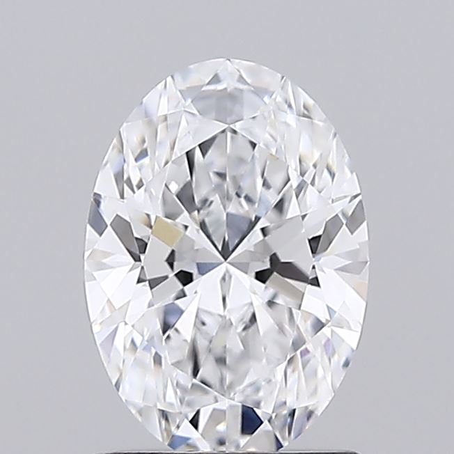 1.08 A brilliant, oval-cut diamond glistens with light, showcasing its intricate facets
