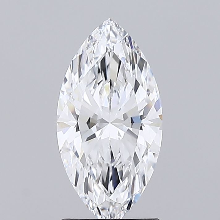 1.53 A marquise-cut diamond with a clear, bright appearance against a neutral background.