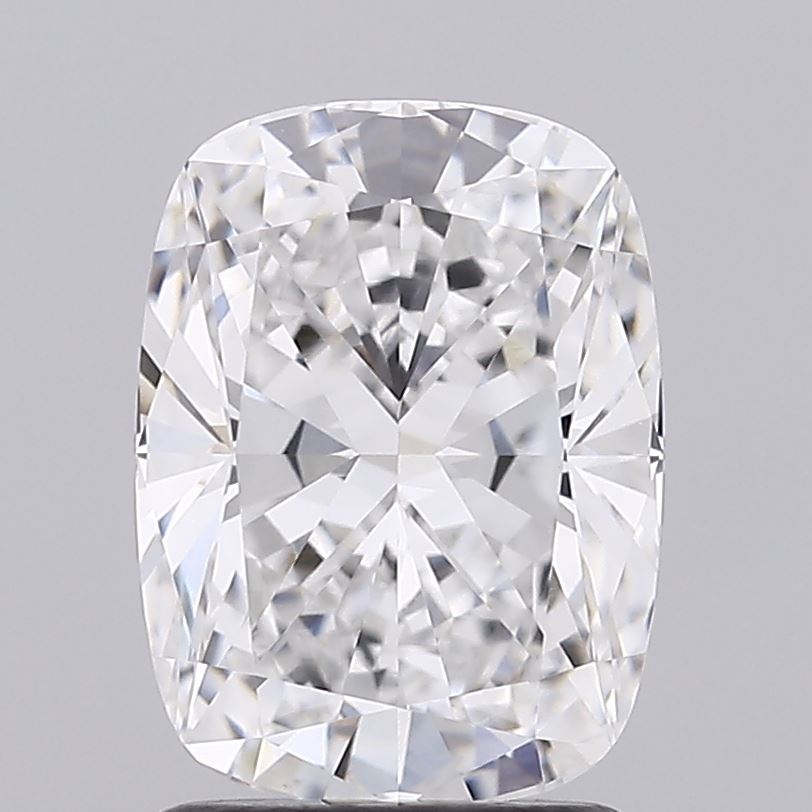 1.92 A radiant cushion cut diamond against a grey background.