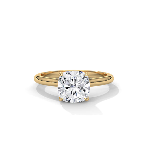 Elysian Tulip Setting Solitaire Style Engagement Ring