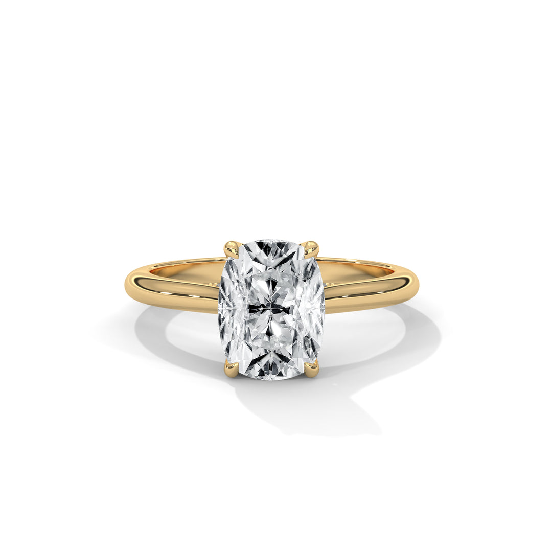 Elysian Tulip Setting Solitaire Ring