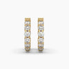 1.25ctw Lab Grown Diamond Huggie Hoops