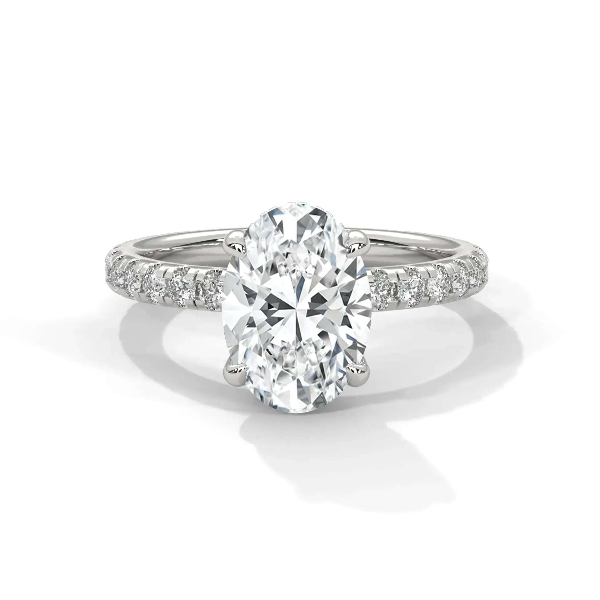 14k Yellow Gold / Oval