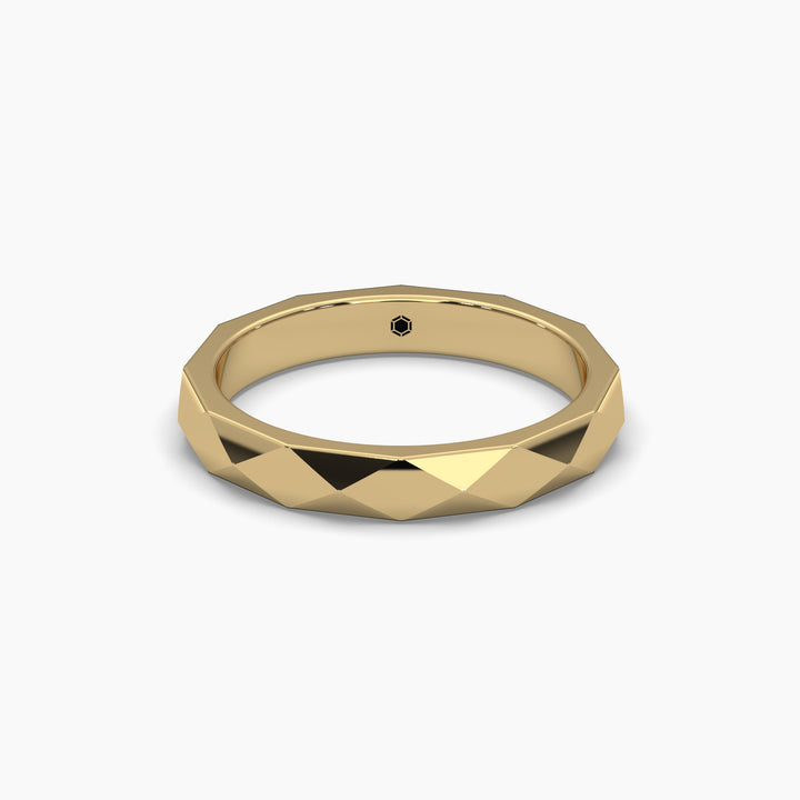 Solid Gold Unisex Wedding Ring | 14k Gold