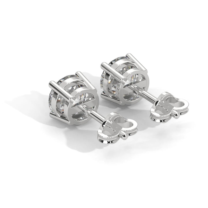 Lab-Grown Diamond Round 4 Prong Stud Earrings