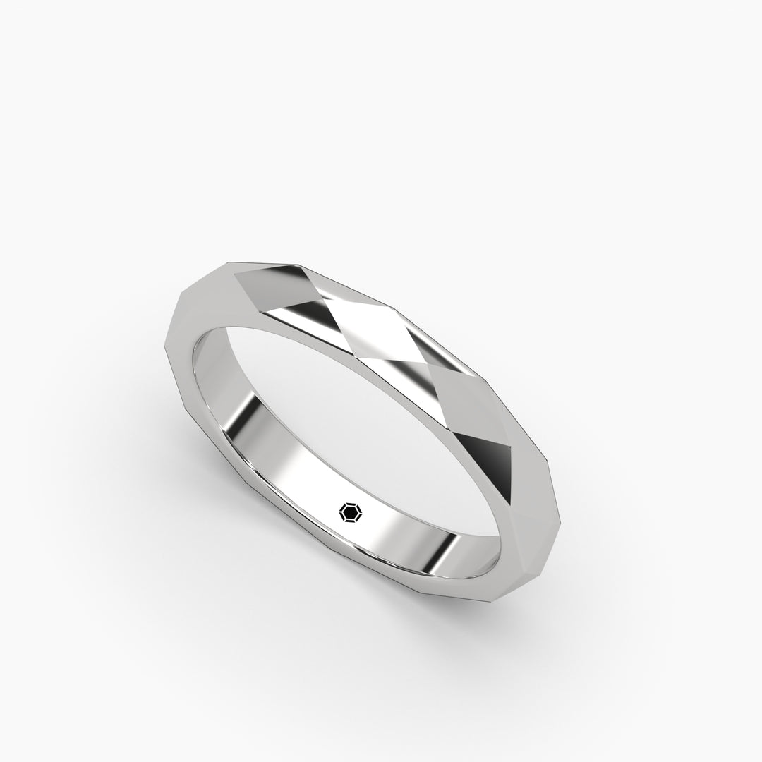 Solid Gold Unisex Wedding Ring | 14k Gold