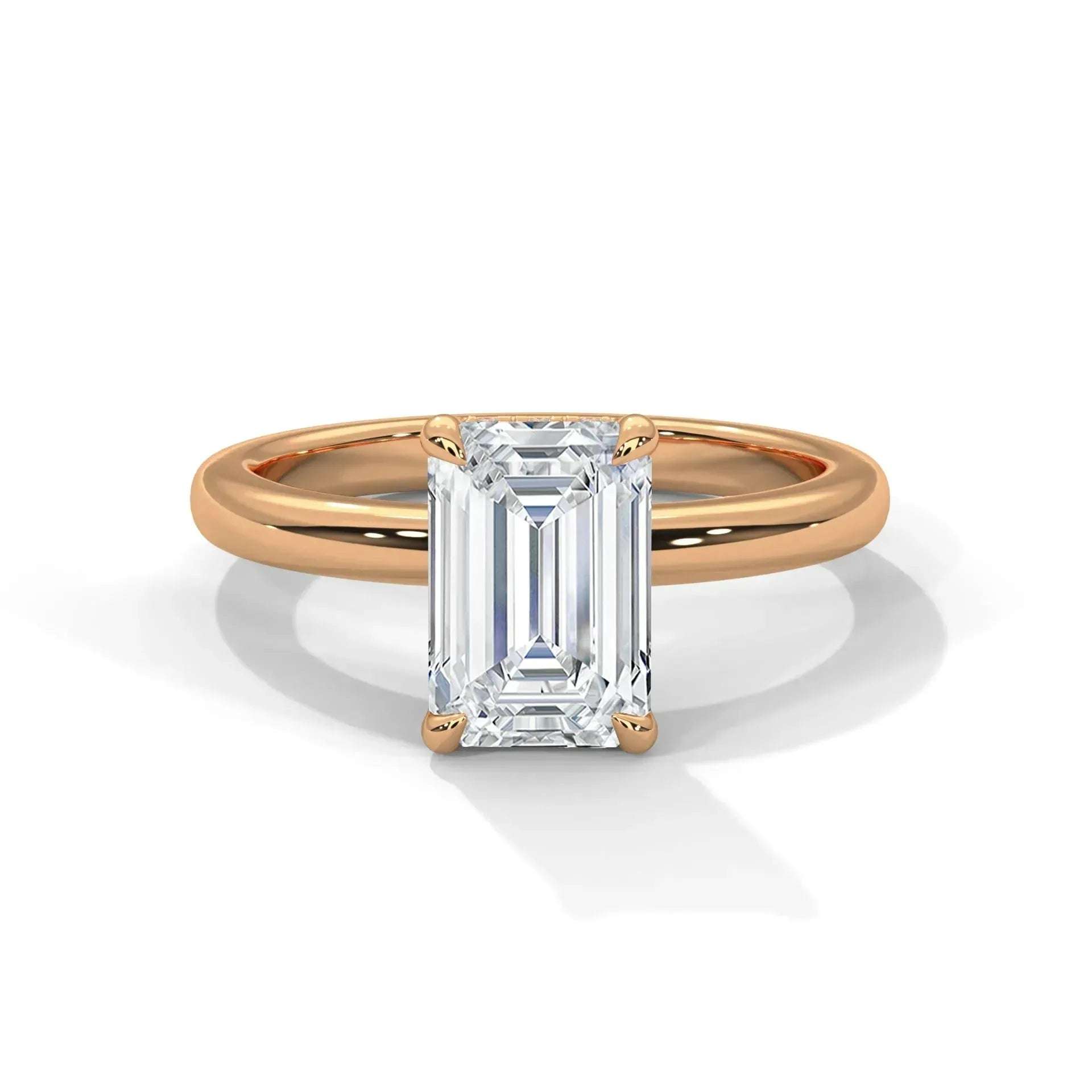 14k Yellow Gold / Emerald