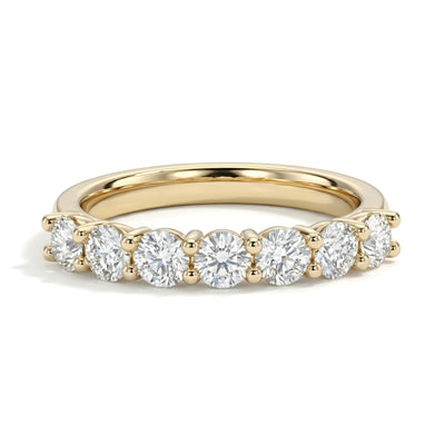 Seven Stone Classic Round Diamond Ring - 1 ctw