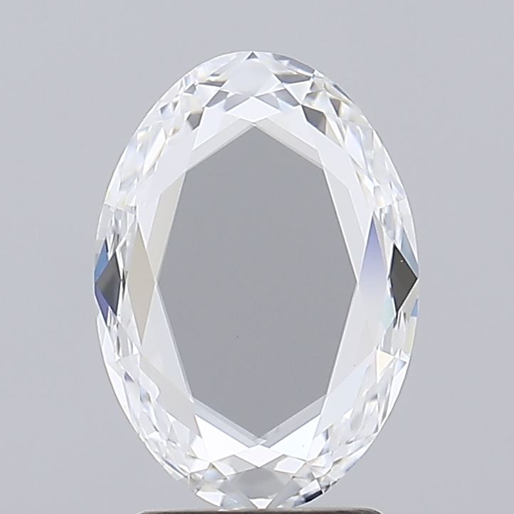 2.03 Octagonal diamond with clear facets against a gray background.
