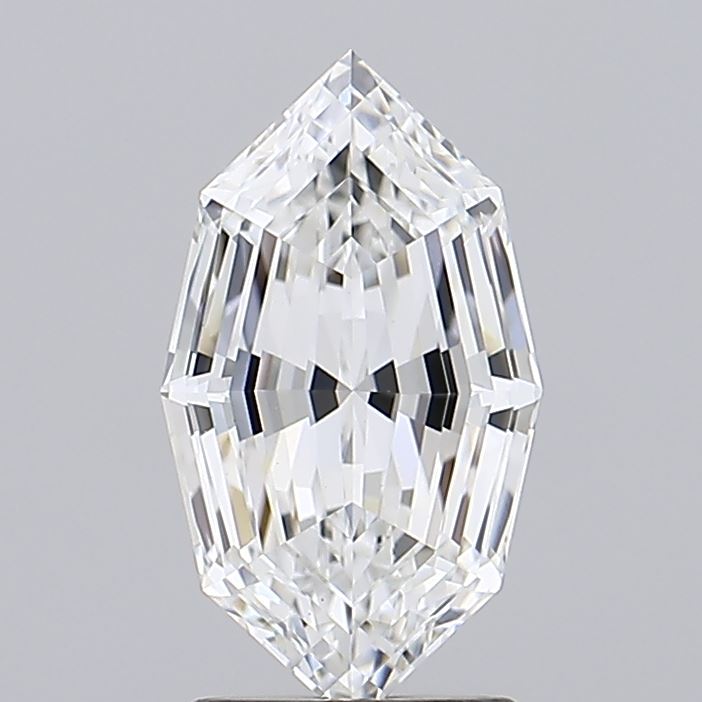 2.07 Octagonal diamond with intricate facets and brilliance.