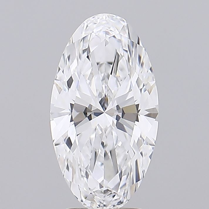 2.23 Elegant oval-cut diamond with precise facets, reflecting light beautifully.