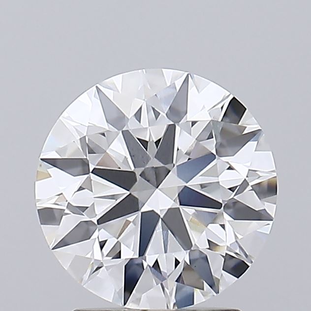 2.31 A round brilliant cut diamond with multiple facets reflecting light against a neutral background.