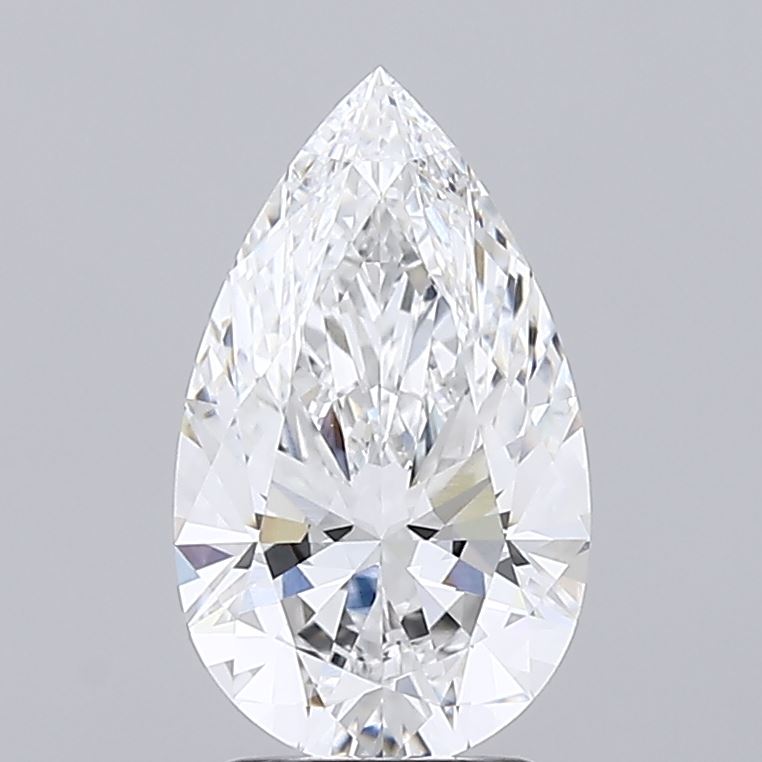 2.58 A stunning pear-shaped diamond with brilliant facets