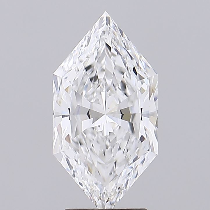 2.72 Hexagonal diamond with intricate facets against a neutral background.