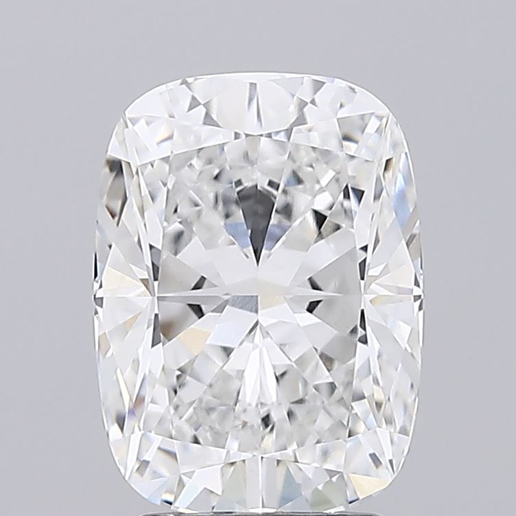 2.84 A radiant cut diamond against a grey background with sparkling facets visible.