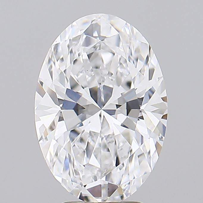 2.93 Elegant oval-cut diamond with intricate facets and brilliance.
