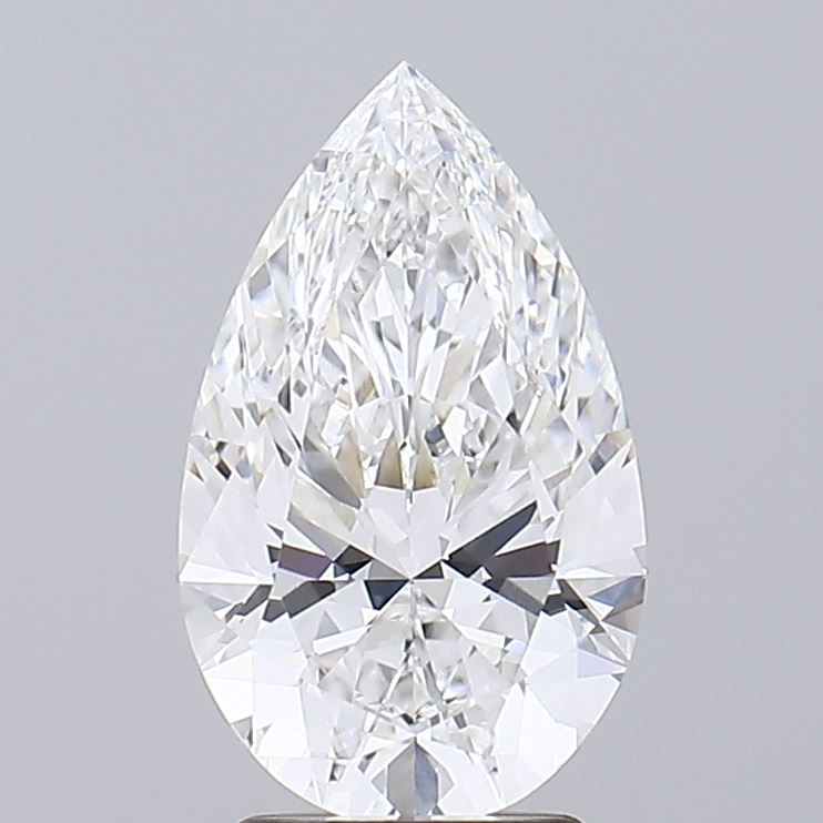 2.99 A sparkling pear-shaped diamond, showcasing brilliant facets