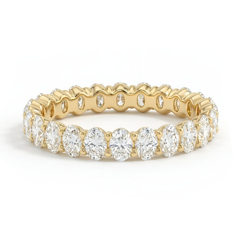 Oval Eternity Band