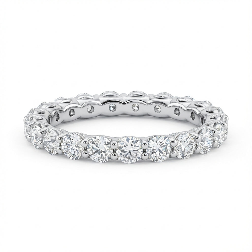 Round Scalloped Eternity Band (2 - 5 ct. tw.)